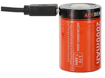 Acebeam 26350 lithium battery