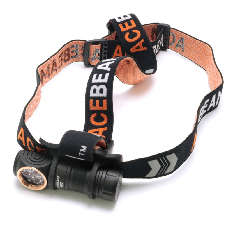 Acebeam H17 Compact Rechargeable Headlamp using a 18350 Li Ion Battery - 2000 lumens