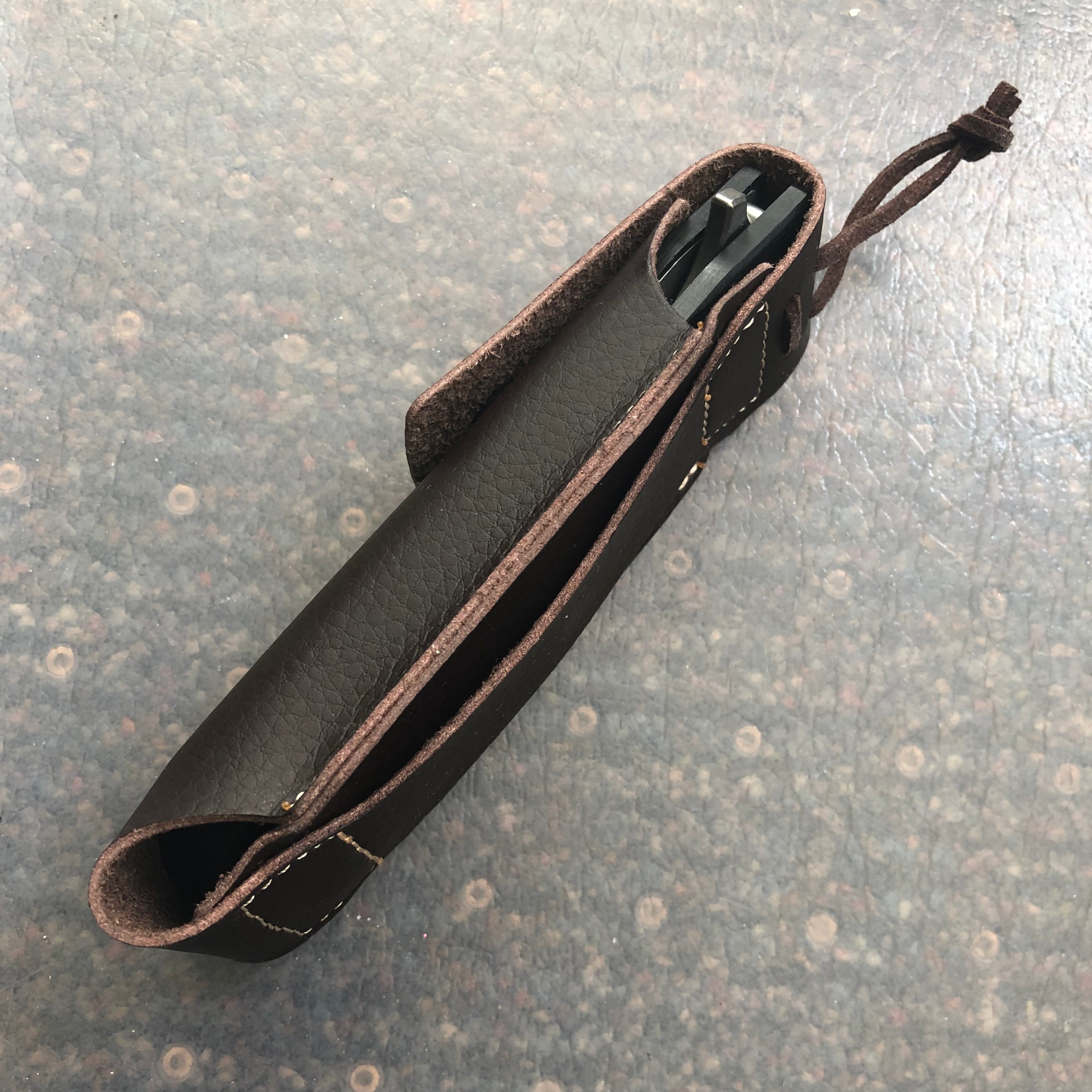 Bestech Paladin knives with Opinel leather shealth