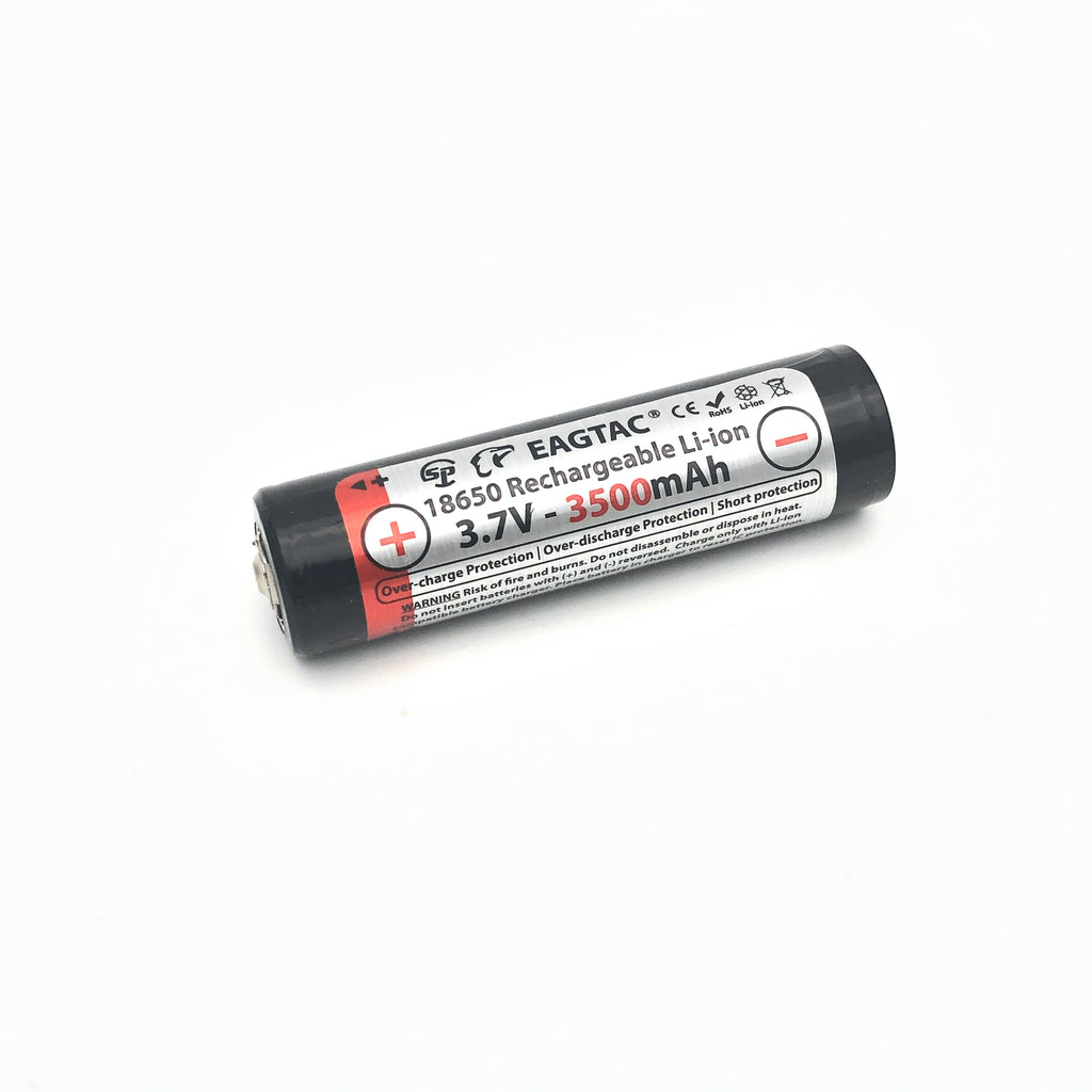 EagleTac 18650 Battery 3.7V / 3500 mAh Rechargeable Lithium-Ion