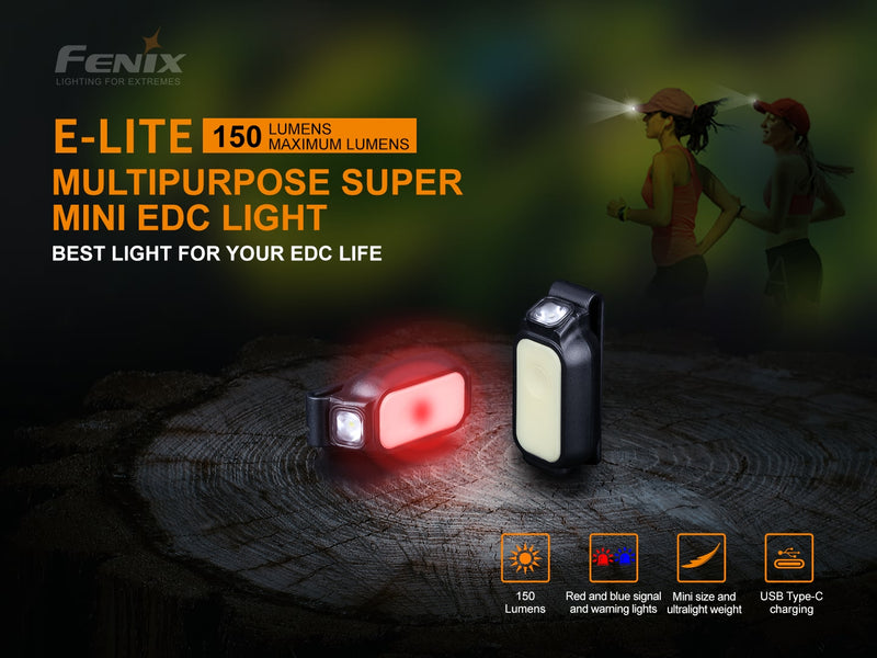 Fenix E-Lite 150 lumens Multipurpose super mini edc light