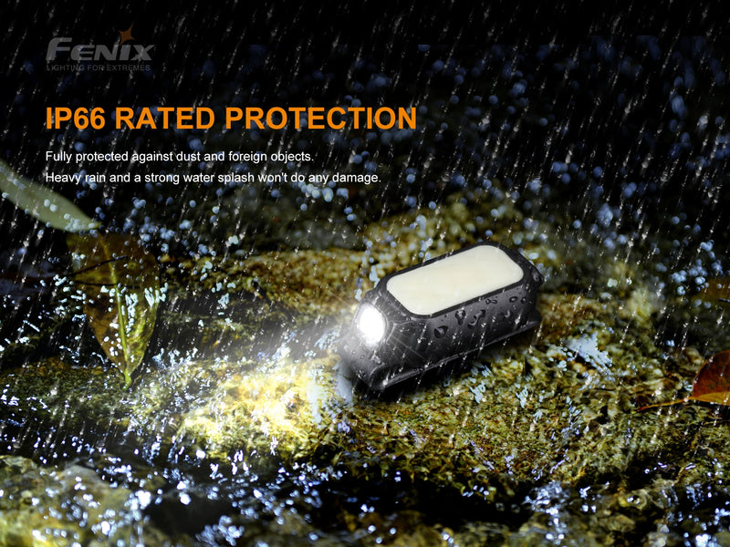 Fenix E-Lite 150 lumens Multipurpose super mini edc light is ip66 rated protection