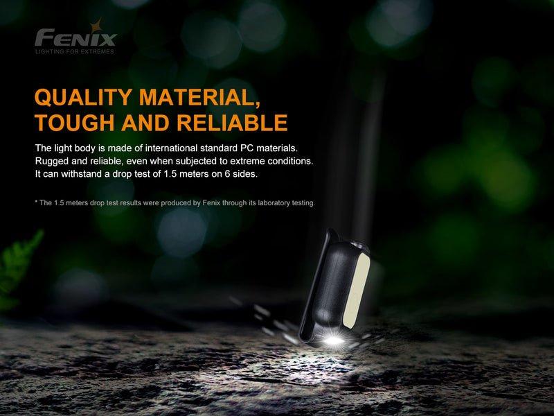 Fenix E-Lite 150 lumens Multipurpose super mini edc light with quality material, tough and reliable