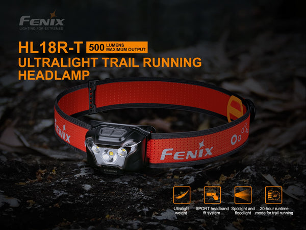 Fenix HL18R T Ultralight Trail Running Headlamp
