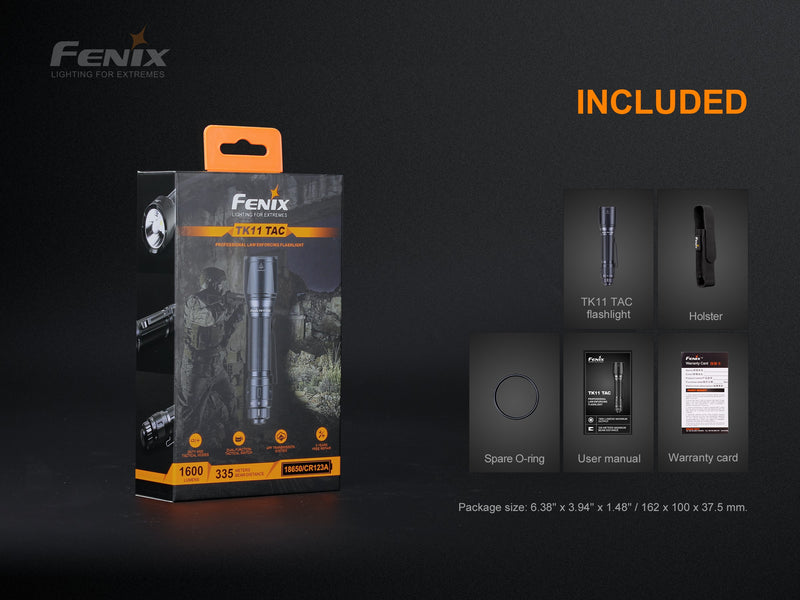 Fenix TK15 TAC with total accessories.