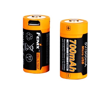 Fenix ARB-L16-700UP 16340 USB Rechargeable Battery
