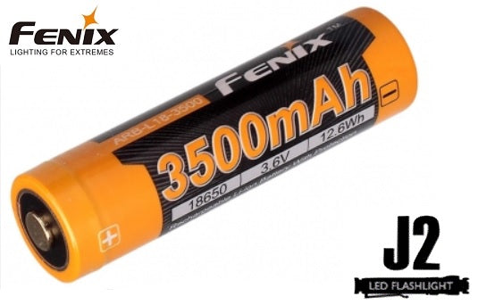 Fenix ARB-L18-3500 Recharageable 18650 Li-ion Battery with Protection Circuit in the Anode