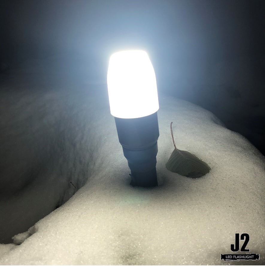Fenix TK22UE classic with 1600 lumens + Fenix AOD-M white diffuser