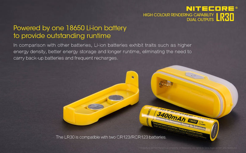Nitecore LR30 Lantern - Yellow