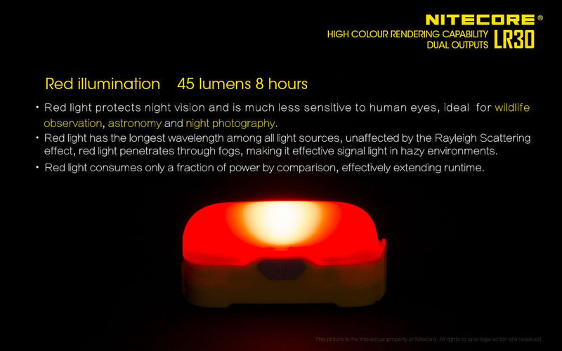 Nitecore LR30 Lantern - Yellow