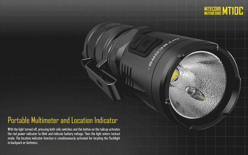 Nitecore MT10C LED Flashlight with Red LED