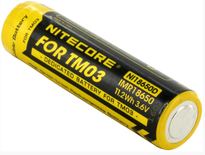 NITECORE IMR18650 Rechargeable Li-ion Battery x 1 for Nitecore TM03