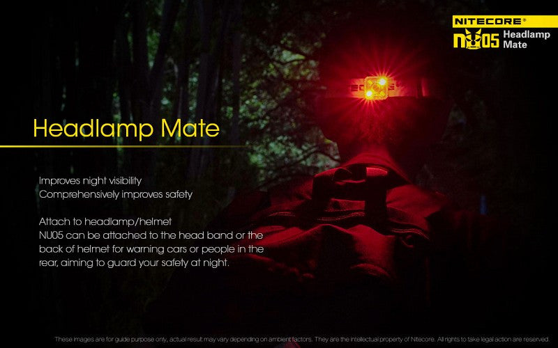 Nitecore NU05 kit Headlamp Mate