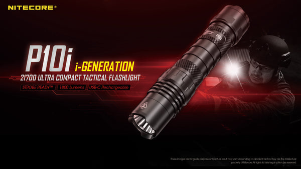 Nitecore P10i i Generation 21700 Ultra Compact Tactical Flashlight