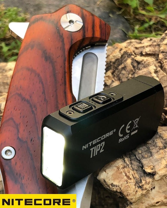 Nitecore TIP2 720 lumens Dual Core Magnetic Keychain Light with Flexible USB Stand