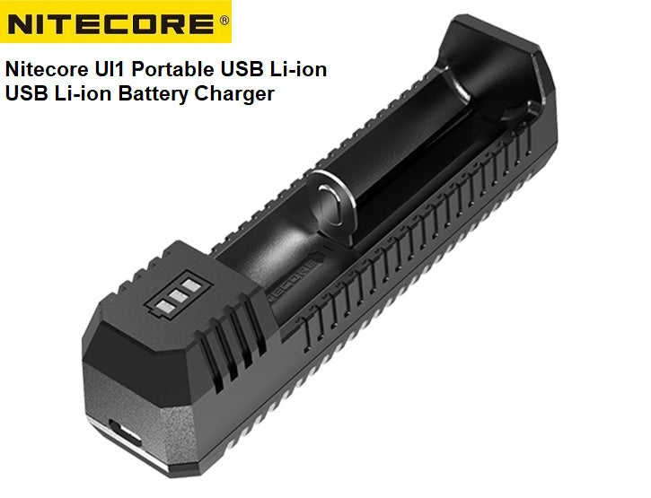 Nitecore UI1 One Slot Portable USB Battery Charger