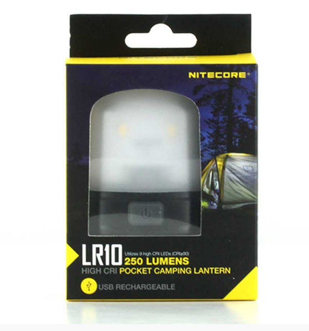 Nitecore LR10 USB Rechargeable Lantern with packaging
