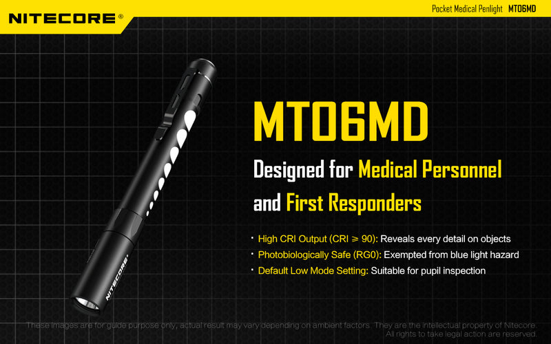 Nitecore MT06MD designed for Medical Personnel and first responders.