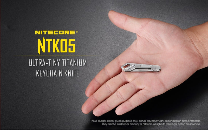 Nitecore NTK05 Ultra Tiny Titanium Key Chain Knife