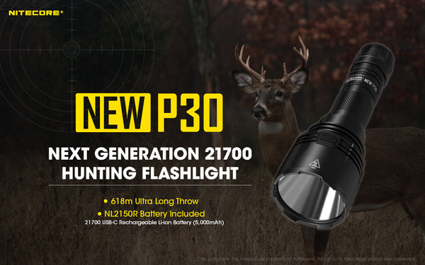 Nitecore New P30 Next Generation 21700 Hunting led flashlight