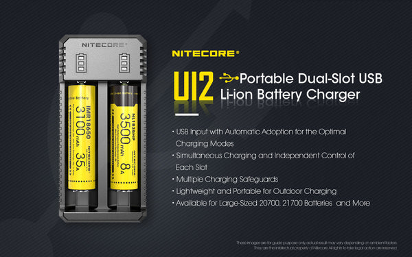 Nitecore UI2 Portable Dual Slot USB Li ion Battery Charger at Nitecore Canada