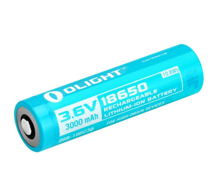 Olight Customized 18650 3000 mah battery ORB-186C30 for H2R headlamp