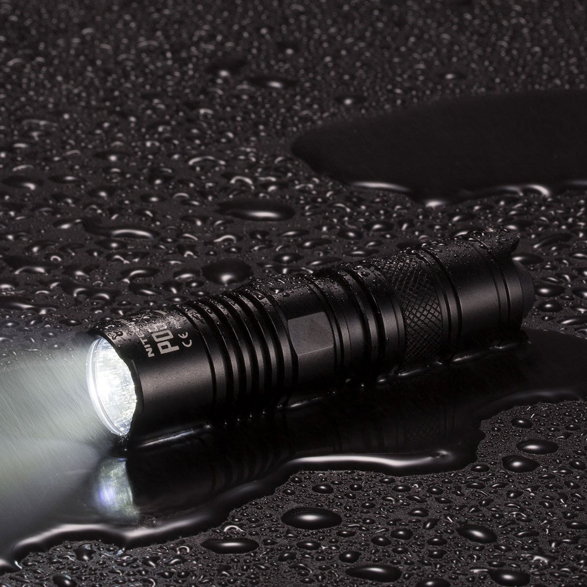 Nitecore P05 460 Lumen Compact LED Self-Defense Flashlight with instant strobe access.