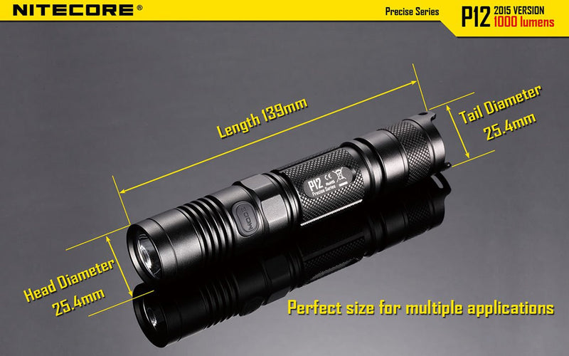 Nitecore P12 LED Flashlight 1000 Lumens