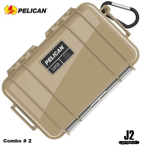 Pelican 1050 Micro Case Tan  at J2LEDFlashlight.com in Markham, Ontario, L3R 5T5, Canada