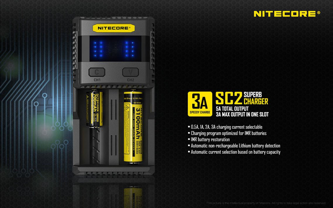 Nitecore SC2 Charger