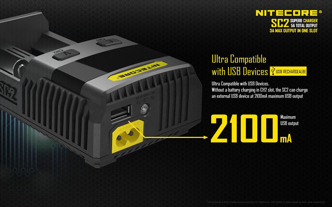 Nitecore SC2 Charger