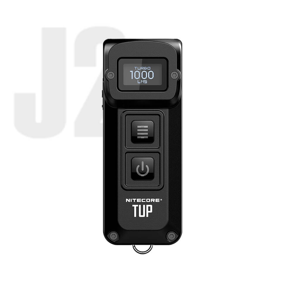 Nitecore TUP Pocket Light in Hi Tech Black or Metallic Gray