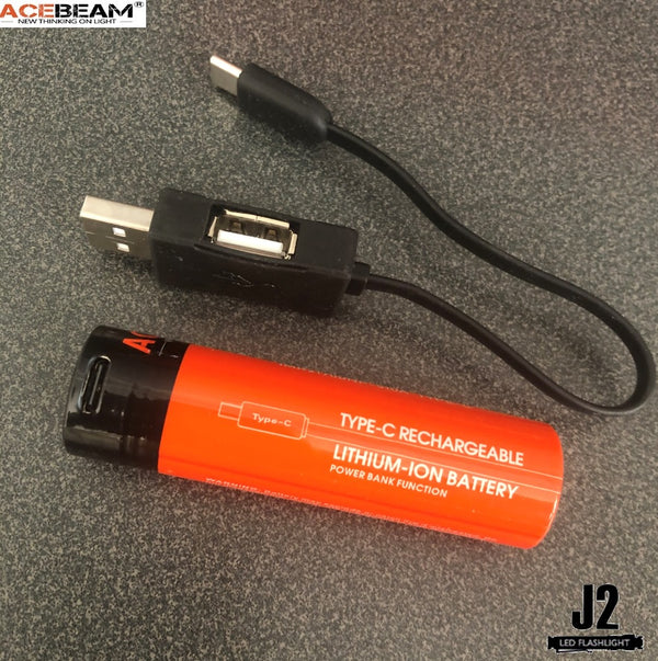 Acebeam IMR 21700NP 510A Built in Micro USB Rechargeable Battery / Power Bank