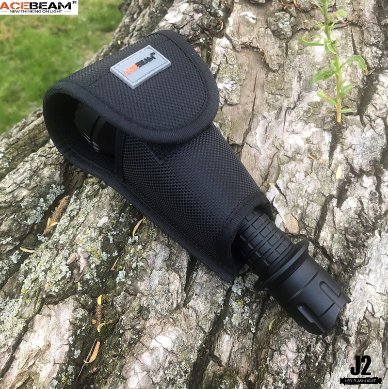 Acebeam L19 V2.0 flashlight with holster.