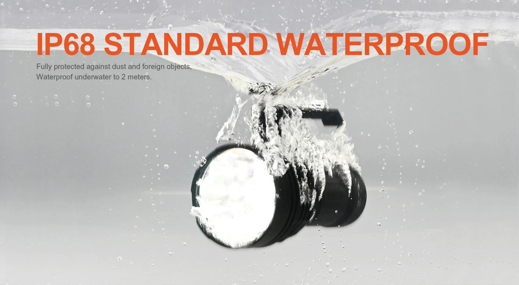 Acebeam X75 Brightest Power Bank Flashlight with 80,000 Lumens with IP68 Standard Waterproof.