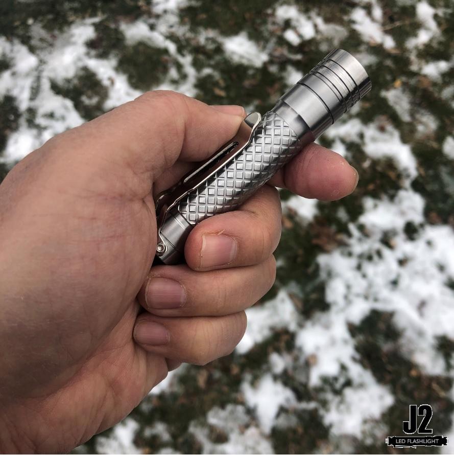 EagTac D3A Clicky Ti XM-L2 U4 or SST20 CRI95 LED pocket flashlight