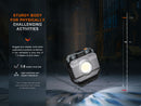 Fenix CL28R Multifunction Outdoor Lantern is sturdy body for physically challenging activities.