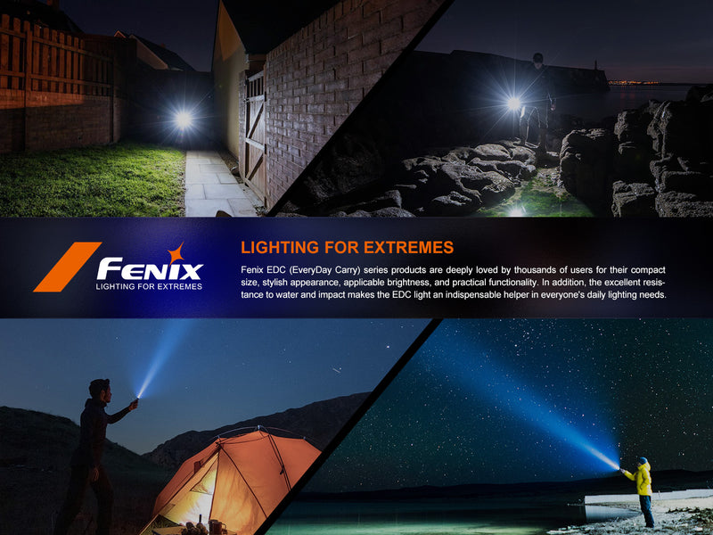 Fenix E18R V2.0 Ultra Compact High Performance EDC Flashlight .