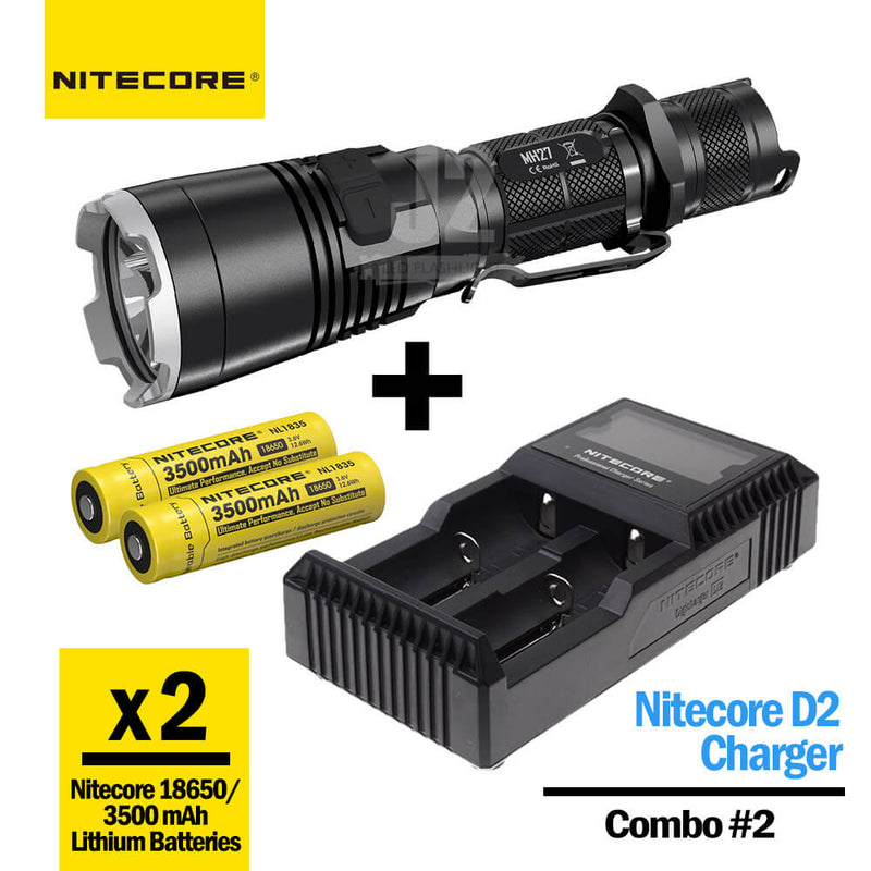 Nitecore MH27 Flashlight & Charger Combos