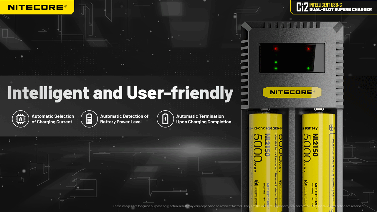 Nitecore Ci2 Intelligent USB C Dual Slot Charger is Intelligent and User Friendly.