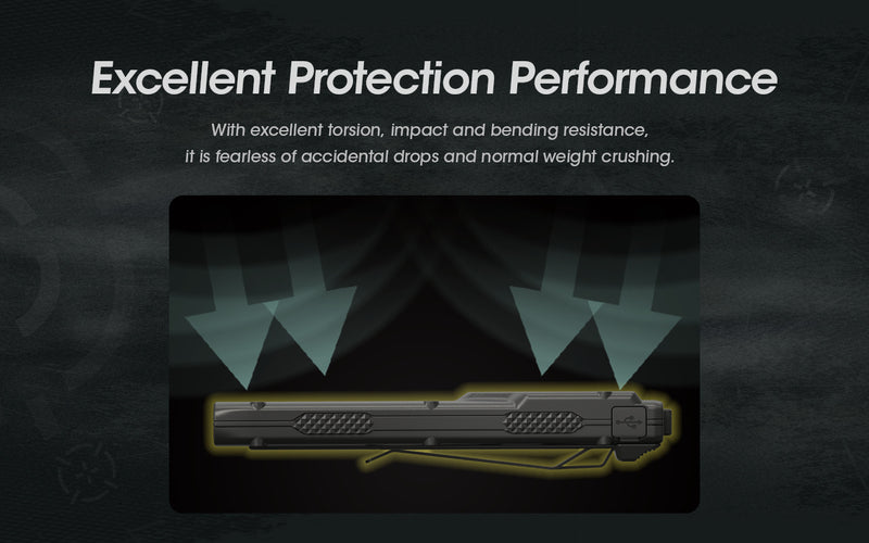Products NITECORE EDC27 Ultra Slim High Performance EDC Flashlight with excellent protection performance.