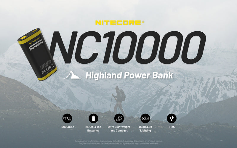 Nitecore NC10000 Highland Power Bank.