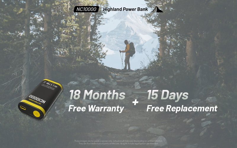 Nitecore NC10000 Highland Power Bank with 18 months of free warranty