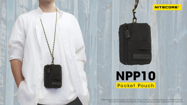 Nitecore NPP10 Pocket Pouch in Camo or Black