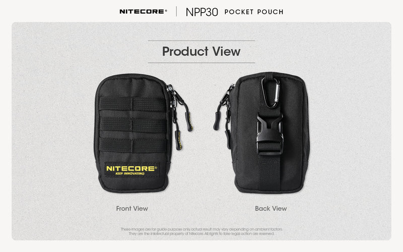Nitecore NDP30 Pocket Pouch with product review.