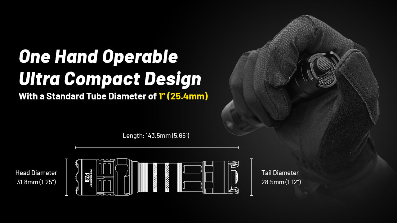 Nitecore P23i i-Generation Long Range 21700 Flashlight