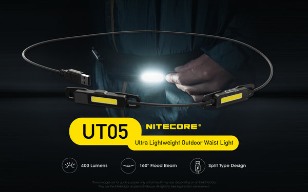 Nitecore UT05 Ultra lightweight Outdoor Waist Light.